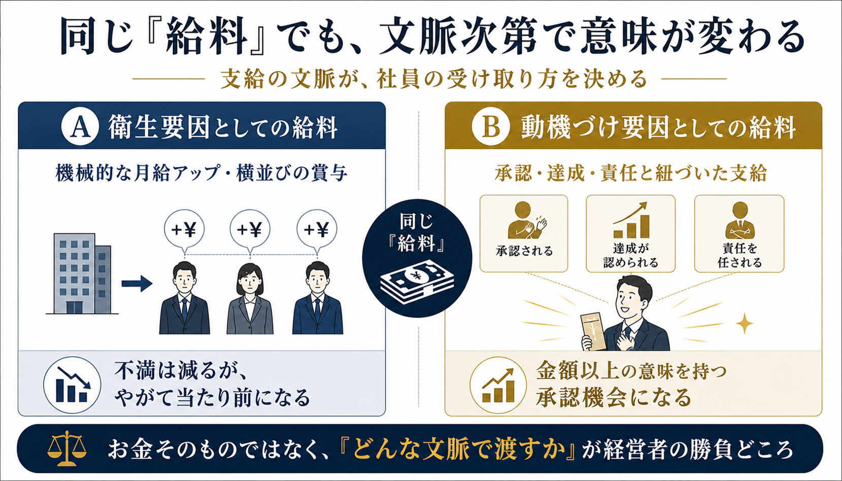 図3：同じ「給料」でも、文脈次第で意味が変わる